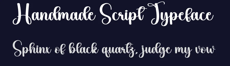 Handmade Script Typeface by creativeletter — Script Handwritten Font — thumbnail 2