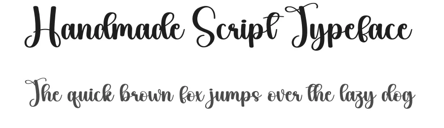 Handmade Script Typeface by creativeletter — Script Handwritten Font