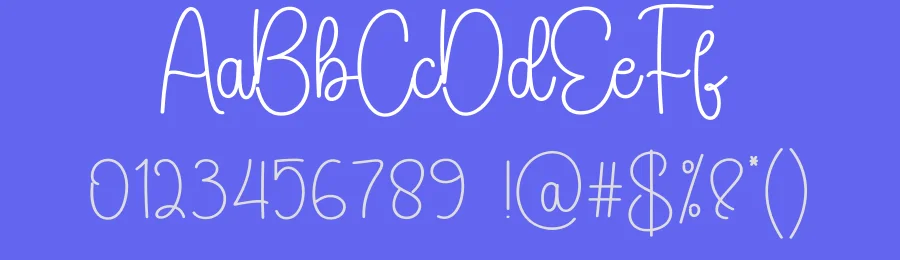 Handmade Script Typeface by creativeletter — Script Handwritten Font — thumbnail 3