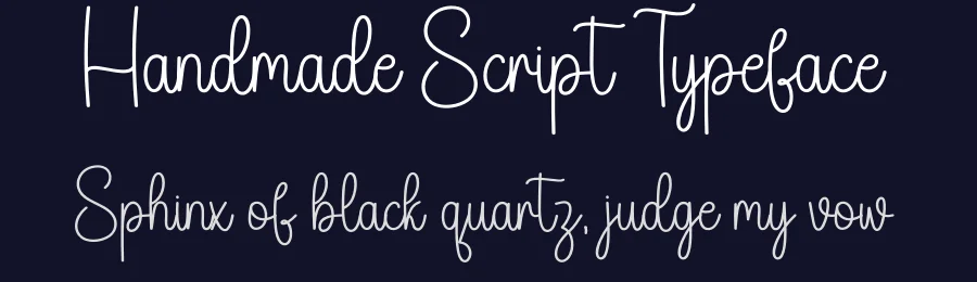 Handmade Script Typeface by creativeletter — Script Handwritten Font — thumbnail 2