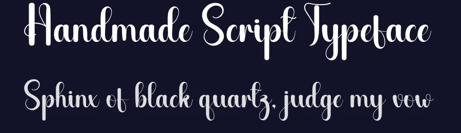 Handmade Script Typeface by andikastudio — Script Handwritten Font — thumbnail 2