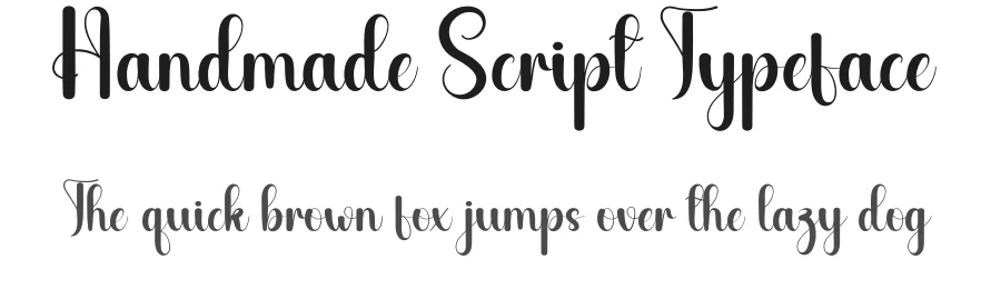 Handmade Script Typeface by andikastudio — Script Handwritten Font