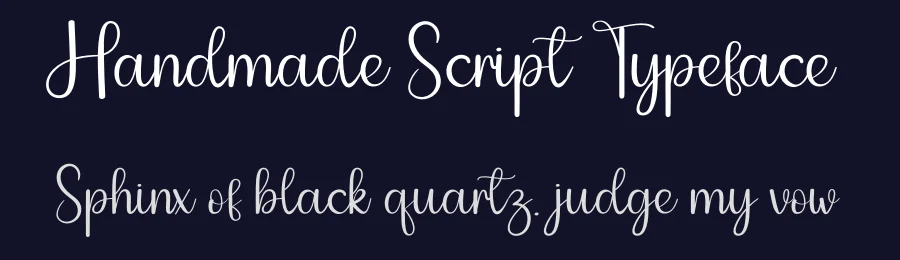 Handmade Script Typeface by andikastudio — Script Handwritten Font — thumbnail 2