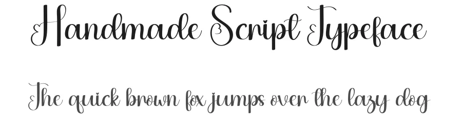 Handmade Script Typeface by andikastudio — Script Handwritten Font