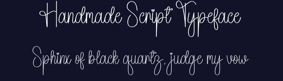 Handmade Script Typeface by andikastudio — Script Handwritten Font — thumbnail 2