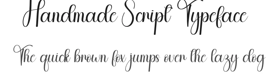 Handmade Script Typeface by andikastudio — Script Handwritten Font