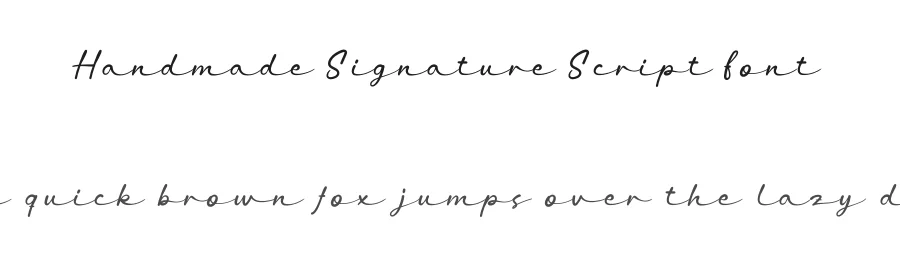 Handmade Signature Script Font by creativeletter — Script Handwritten Font