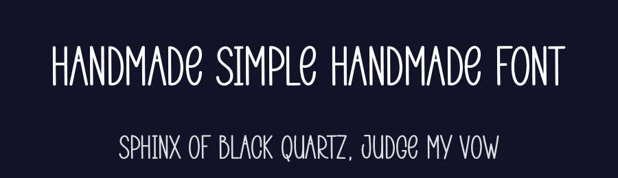 Handmade Simple Handmade Font by andikastudio — Display Font — thumbnail 2