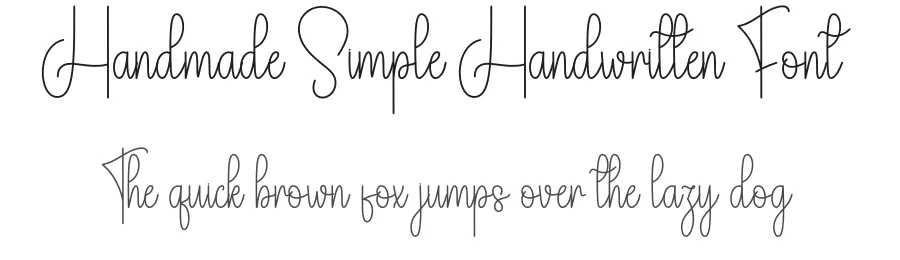 Handmade Simple Handwritten Font by andikastudio — Script Handwritten Font
