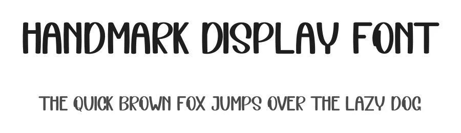 Handmark Display Font by inermediaSTUDIO — Display Font