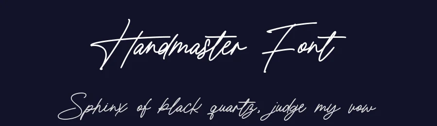 Handmaster Font by beningtype — Script Handwritten Font — thumbnail 2