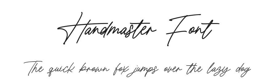 Handmaster Font by beningtype — Script Handwritten Font