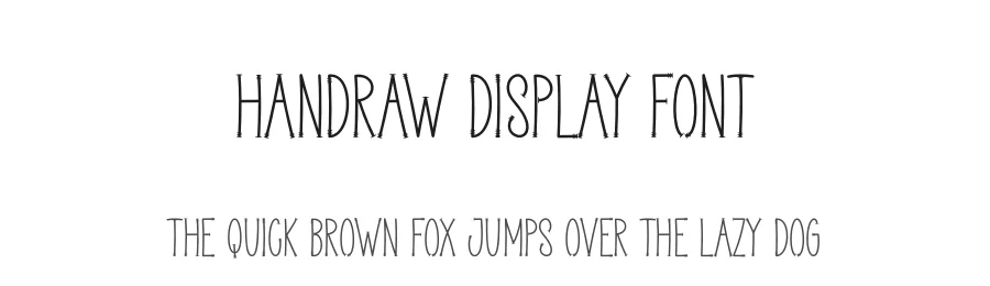 Handraw Display Font by andikastudio — Script Handwritten Font