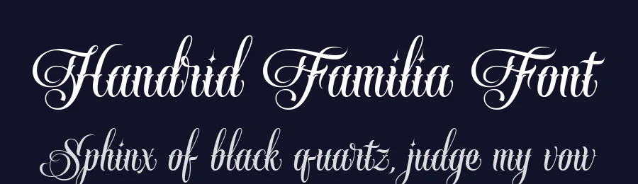 Handrid Familia Font by alit design — Script Handwritten Font — thumbnail 2