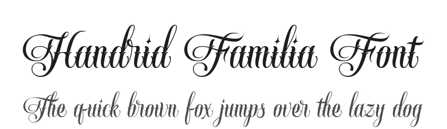 Handrid Familia Font by alit design — Script Handwritten Font