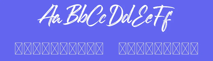 Handrush Brush Font by CalligraphyFonts.net — Script Handwritten Font — thumbnail 3
