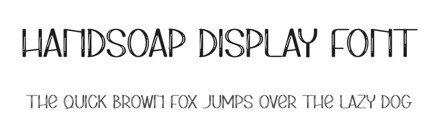 Handsoap Display Font by andikastudio — Display Font