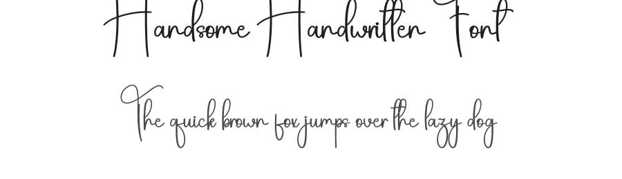 Handsome Handwritten Font by andikastudio — Script Handwritten Font