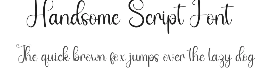 Handsome Script Font by andikastudio — Script Handwritten Font
