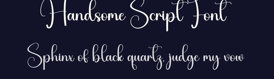 Handsome Script Font by Store_07 — Script Handwritten Font — thumbnail 2