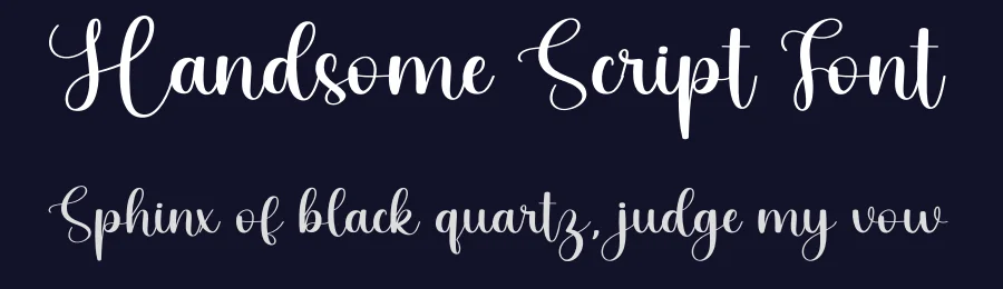 Handsome Script Font by ade gilang — Script Handwritten Font — thumbnail 2