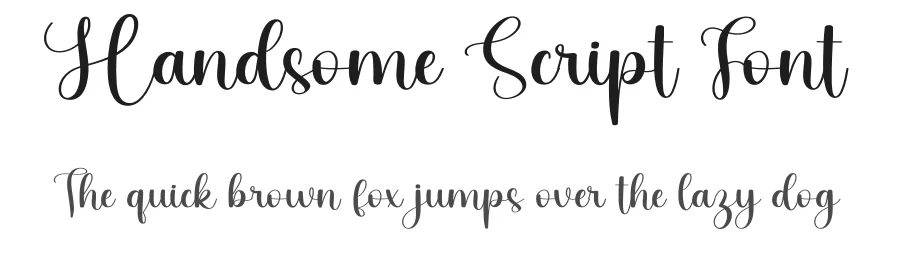 Handsome Script Font by ade gilang — Script Handwritten Font