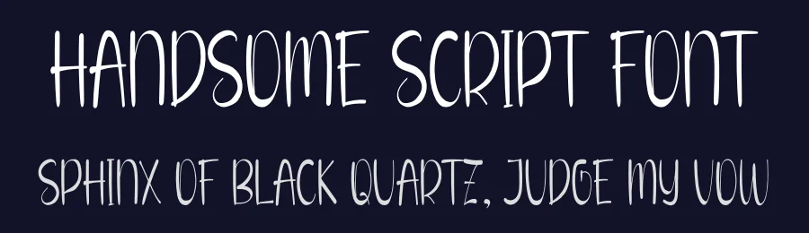 Handsome Script Font by inermediaSTUDIO — Display Font — thumbnail 2
