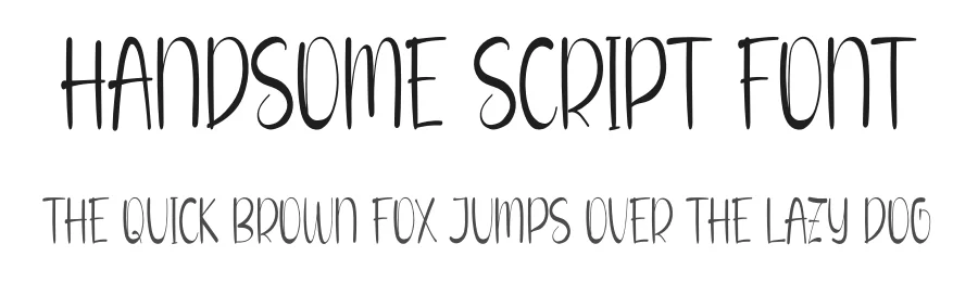 Handsome Script Font by inermediaSTUDIO — Display Font
