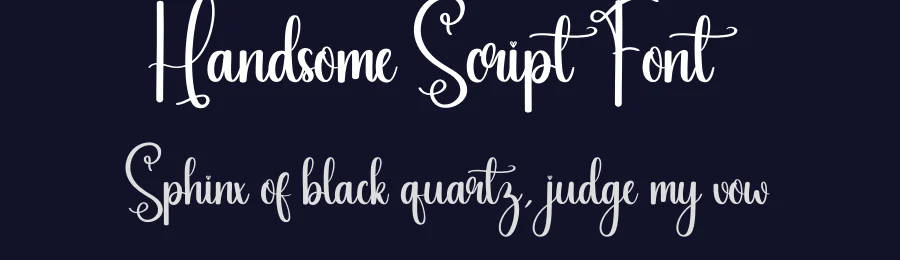 Handsome Script Font by andikastudio — Script Handwritten Font — thumbnail 2
