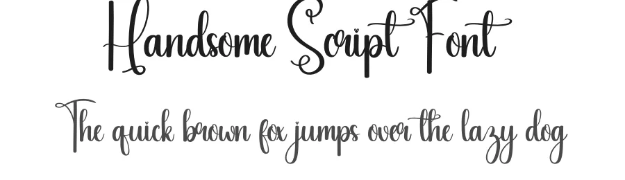 Handsome Script Font by andikastudio — Script Handwritten Font