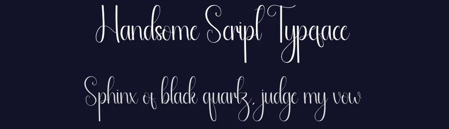 Handsome Script Typeface by andikastudio — Script Handwritten Font — thumbnail 2