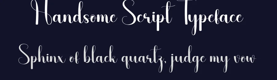 Handsome Script Typeface by andikastudio — Script Handwritten Font — thumbnail 2