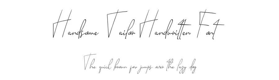 Handsome Tailor Handwritten Font by Erik Studio — Script Handwritten Font