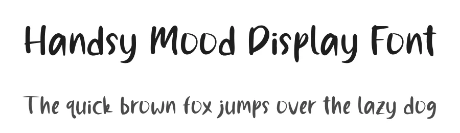 Handsy Mood Display Font by Creatifontstudios — Script Handwritten Font