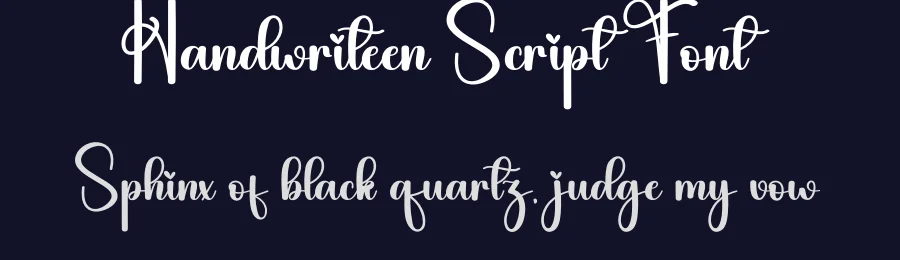 Handwriteen Script Font by andikastudio — Script Handwritten Font — thumbnail 2