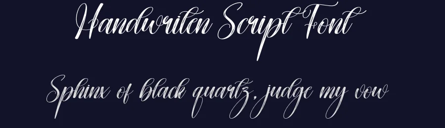 Handwriten Script Font by creativeletter — Script Handwritten Font — thumbnail 2