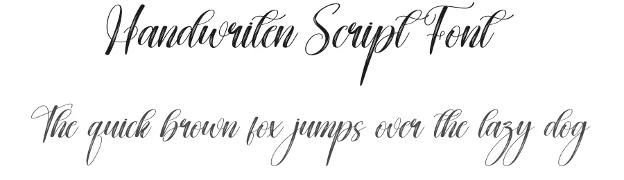 Handwriten Script Font by creativeletter — Script Handwritten Font