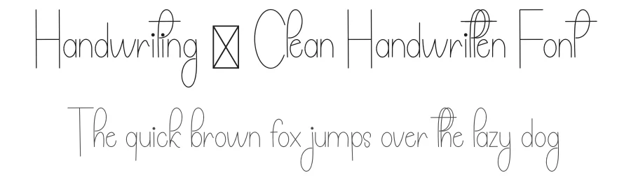 Handwriting – Clean Handwritten Font by freshtypeink — Display Font