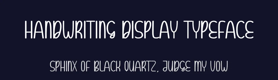 Handwriting Display Typeface by andikastudio — Display Font — thumbnail 2