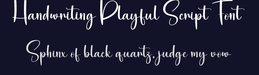 Handwriting Playful Script Font by creativeletter — Script Handwritten Font — thumbnail 2