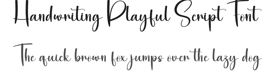 Handwriting Playful Script Font by creativeletter — Script Handwritten Font
