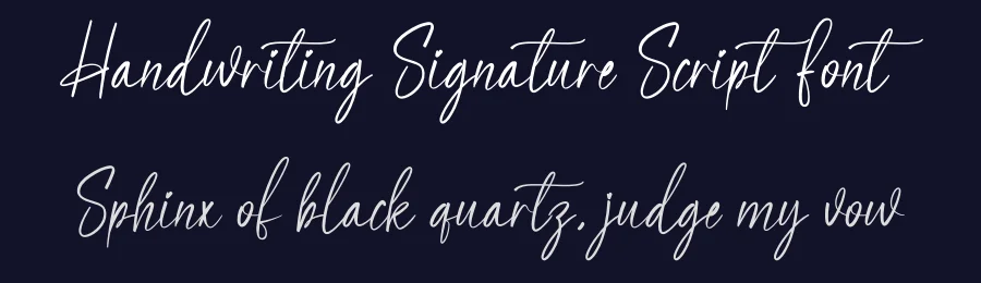Handwriting Signature Script Font by creativeletter — Script Handwritten Font — thumbnail 2