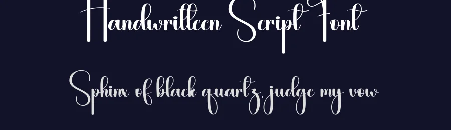 Handwritteen Script Font by andikastudio — Script Handwritten Font — thumbnail 2