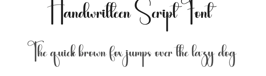 Handwritteen Script Font by andikastudio — Script Handwritten Font