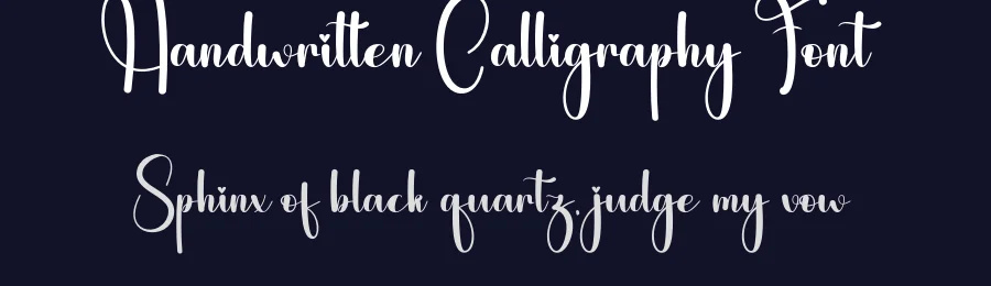 Handwritten Calligraphy Font by andikastudio — Script Handwritten Font — thumbnail 2