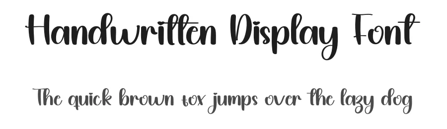 Handwritten Display Font by inermediaSTUDIO — Display Font