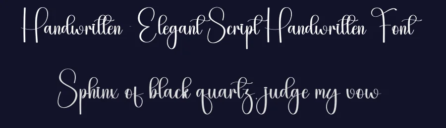 Handwritten – Elegant Script Handwritten Font by andikastudio — Script Handwritten Font — thumbnail 2