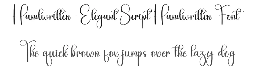Handwritten – Elegant Script Handwritten Font by andikastudio — Script Handwritten Font