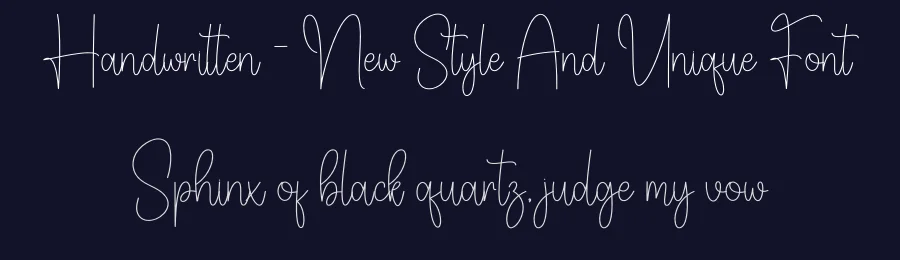 Handwritten – New Style And Unique Font by creativeletter — Script Handwritten Font — thumbnail 2