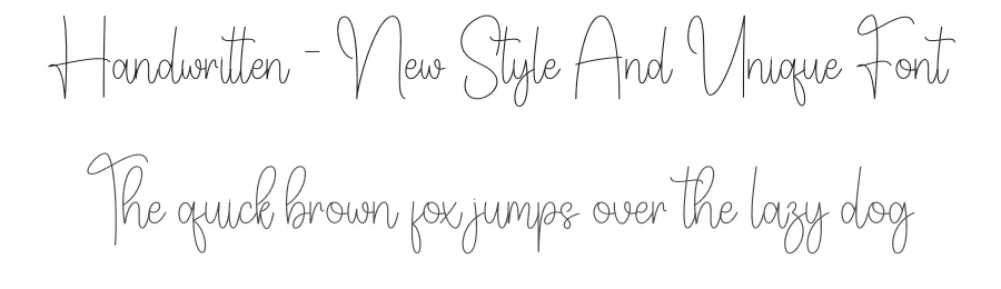 Handwritten – New Style And Unique Font by creativeletter — Script Handwritten Font
